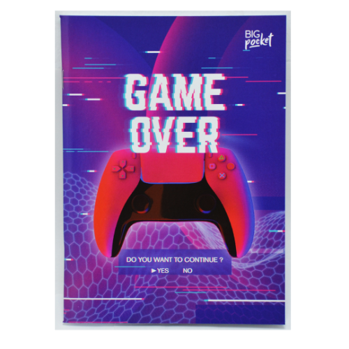 CUADERNO 17X22 TAPA FLEXIBLE ABROCHADO GAME ZONE X 48 HOJAS - Imagen 2